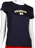 Soffe University of Michigan Women's Junior Short Sleeve Tissue Tee