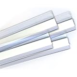 Incredible Door Bottom Draft Stoppers -36" SET of 4 Door Clear Sweeps - Keep the Heat Inside Your Home