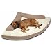 Corner Bed w/Bolster, Khaki (44x 64 x 44) (Oversized)