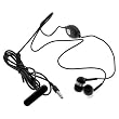 New Premium Quality HTC Google Nexus One 1 Smartphone Stereo Headset Headphone with Mic (Black)
