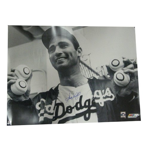 LOS ANGELES DODGERS AUTOGRAPH SANDY KOUFAX 30X40 UNFRAMED