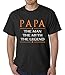 Papa The Man The Myth The Legend Mens T-shirt