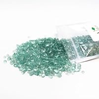 Nature Aquarium Polished Glass Gravel - Turquoise Glass Gravel 8 oz. Small