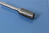 TEMO SB-5 TUNGSTEN CARBIDE ROTARY BURR 1/4 SHANK 1/2 HEAD Cylinder with End Cut
