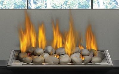 Napolean Fireplaces SBAT Stone Burner Accent Trim - Polished Chrome