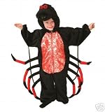 Plush Animal Costume Halloween Spider Toddler XS 1/2 yrs