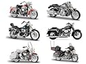 Set of 6- Harley-Davison Motorcycles Series 21 1/18