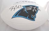 JIMMY CLAUSEN SIGNED AUTOGRAPHED CAROLINA PANTHERS LOGO FOOTBALL W/ HOLOGRAM + COA