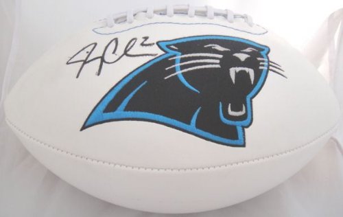 JIMMY CLAUSEN SIGNED AUTOGRAPHED CAROLINA PANTHERS LOGO FOOTBALL W/ HOLOGRAM + COA