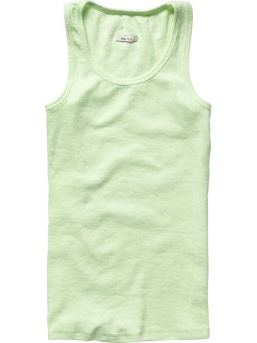 Scotch R\'Belle M&auml;dchen Hemd 12510352400 - basic tank top + bag, Gr. 140 (10), Gr&uuml;n (80 -  Preisvergleich