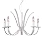 ELK Lighting Encasement 4-Light Chandelier In Silver