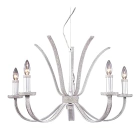 ELK Lighting Encasement 4-Light Chandelier In Silver