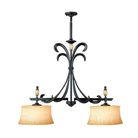 Marcus 2 Light Kitchen Island Fixture in Burnt Sienna by Maxim Lighting
