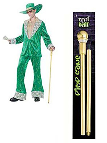 Flashy Gold Pimp Cane