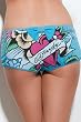 Ed Hardy Blue Jenny Boyshort
