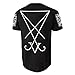 Darkside Clothing Baphomet Mens Black T Shirt Occult Gothic Horror Devil Front Print Graphic Tee