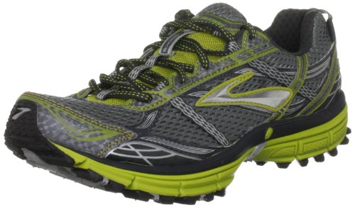 BROOKS Trailblade 2 Damen Trail Laufschuhe, Silber/Gelb, 44 - Breite B