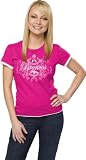Denver Broncos Women's Pink Breast Cancer BCA Flourish Cap Sleeve Tissue T-Shirt