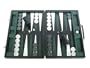 Marcello de Modena Leather Backgammon Set - Model MM-614 - Large - Black