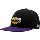 NBA New Era Los Angeles Lakers Black-Purple Primary Logo 59FIFTY Flat Bill Fitted Hat (7 5/8)