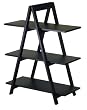 Winsome Wood 3-Tier A-Frame Shelf, Black