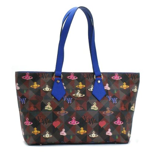 ヴィヴィアンウエストウッド バッグ VIVIENNE WESTWOOD VWW 13153 LOGOMANIA SH BL 並行輸入