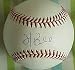 Hank Blalock autographed MLB baseball