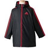 「(アディダス)adidas YB BC バックフリースコート HZ944 O34808 ブラック/レッドS09 140」の画像