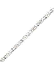 Sterling Silver 5.5mm Twisted Box Link Chain - 24 Inch