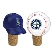 Set of 2 MLB Seattle Mariners Wine Bottle Cork Stoppers