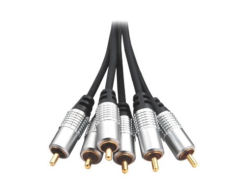 Home Cinema Video+Audio-Cinchkabel 3 x St. an 3 x St., 2m