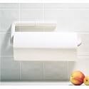 Paper Towel Holder - Wall Mount (White) (13"L x 5"H)