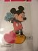 Disney Mickey Mouse Double-sided Valentine Gel Clings ~ Mickey with Flowers