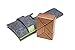 6 Piece Tegu Pocket Pouch Prism Magnetic Wooden Block Set, Mahogany