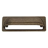 Hickory Hardware PA1023-WOA 3 In. Oxford Antique Windover Antique Cup Cabinet Pull