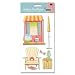 Beach House Dimensional Scrapbook Stickers