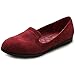 Ollio Women's Shoe Ballet Faux-Suede Cute Comfort Multi Color Flat