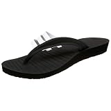 adidas Women's Feemana Sandal,Black/White/Black,11 M