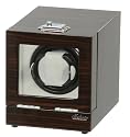 Single Watch Winder Ebony Wood w/LCD Dispaly