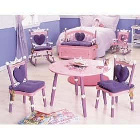 Kids Table and Chair Set - Princess Kids Furniture Set