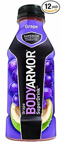 BodyArmor SuperDrink, Grape, 16 Ounce (Pack of 24)