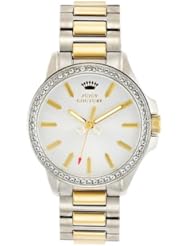 Juicy Couture Womens 1901023 Jetsetter Gold Two Tone Bracelet Watch