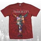 Michael Jackson - This Is It Collage Red T-Shirt
