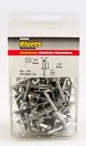 Surebonder FPC84A-100 1/4-inch Aluminum Short Rivets (100 per box)