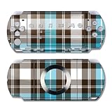 DecalGirl PSPS-PLAID-TUR PSP Slim & Lite Skin - Turquoise Plaid