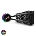 ASUS ROG RYUO 240 RGB AIO Liquid CPU Cooler 240mm Radiator Dual 120mm 4-Pin PWM Fan with OLED Panel & Fan Control 1.77
