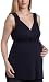 Everly Grey Women's Maternity Knit Jersey Stella Top,Midnight,Small