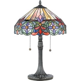Quoizel Connie Tiffany-Style Table Lamp
