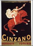 Fridge Magnet-Classic Cinzano Advertising-7cm x 4.5cm-Set of 2