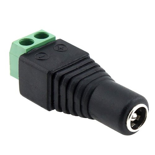 10 Pack 2.1mm x 5.5mm Female CCTV Power Jack Adapter